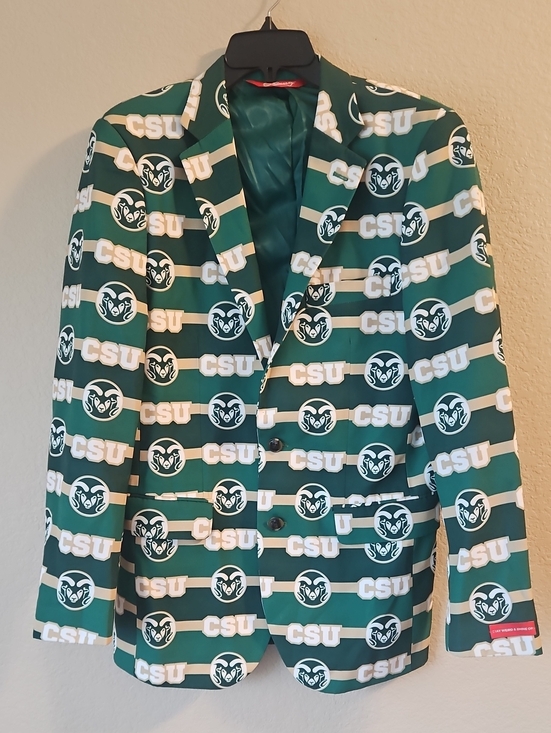 Shinesty Other - CSU CO STATE RAMS Printed Blazer for Men Size 38 Shinesty Blazer